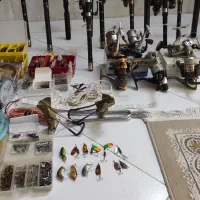 لانسر یاچوب ماهیگیری تلسکوپی فایرفاکس اصلی و چرخ