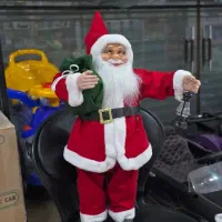 بابانوئل ۶۰ و ۹۰سانتی|مجسمه، تندیس، ماکت|خمینی‌شهر, |دیوار