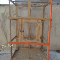 قفس پرنده چوبی