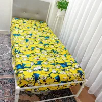 تخت یک نفره فلزی|تخت و سرویس خواب|قم, عمار یاسر|دیوار