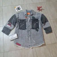 کاپشن پالتو بارونی هودی کت جین لی کتان تدی|لباس|تهران, ایران|دیوار