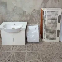 کابینت روشویی با میز هود فلش تانک