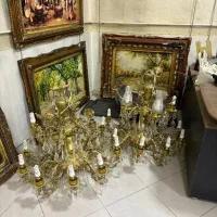 لوستر ۲۱ شاخه از جنس برنج|لوستر و چراغ آویز|کرمانشاه, |دیوار