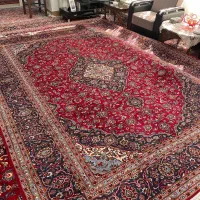 2 تخته فرش دستباف ۱۲ متری/یک جفت ۹ متری کاشان