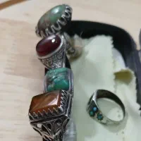 فروش انگشتر قدیمی اصل نقره