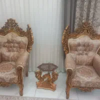 مبل استیل  ۹نفره و میز ناهار خوری ۶نفره