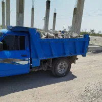حمل شن ماسه ونخاله ساختمان وتیکه بلوک با نیسان