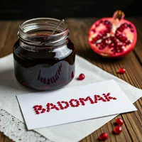 رب انار محصول جدید بادومک خرده و عمده