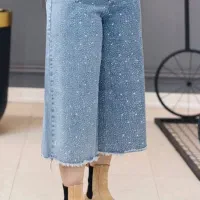 شلوار جین فول نگین