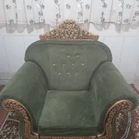 مبل هفت نفره با میز عسلی چوپ|مبلمان خانگی و میز عسلی|قم, شهر قائم|دیوار