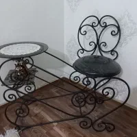 میز تلفن فرفوژه ای