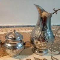 پارچ برنجی با قوری