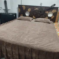 تخت خواب دو نفره و تخت کودک با دوشک