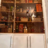 کمددیواری یادکور۳درب ‌شیشه ای