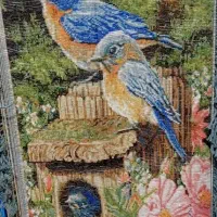 تابلو فرش پرنده