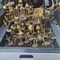 خرید فروش خریدار لوستر بوفه ساعت آینه برنزی وغیره