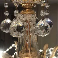 لوستر ۶ شاخه با کریستال های چک و آلمان (یک جفت)|لوستر و چراغ آویز|کرج, عظیمیه|دیوار