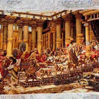 تابلو فرش کاخ سلیمان