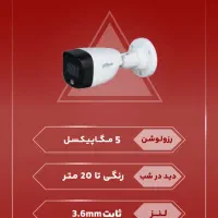 دوربین مداربستهDH-HAC HFW1509CP-A-LED/میکروفون دار