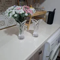 فروش دو گلدان بلور