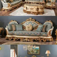 مبل رضوی سلطنتی رضوی استیل دوطرف خرچنگی 2026|مبلمان خانگی و میز عسلی|مشهد, کوه سنگی|دیوار