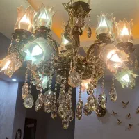 لوستر فرشته تمام برنز فوق‌العاده زیبا و شیک