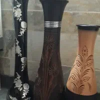 سه عدد گلدان