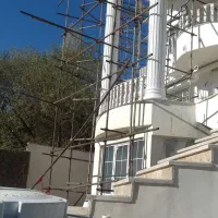 سیمان کاری نما رومی