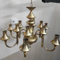 لوستر شش شاخه برنجی