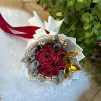 گل روبانی لوکس برای هدیه و مراسم|گل مصنوعی|همدان, |دیوار
