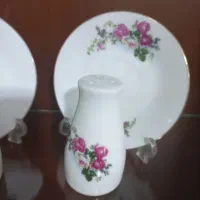 نمکدان عتیقه کلکسیونی چینی مسعود  میخک قهوه خوری|صنایع دستی و سایر لوازم تزئینی|مشهد, احمدآباد|دیوار
