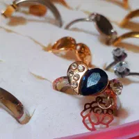 انگشترفانتزی فقط85ت انگشتر استیل فقط 120ت|بدلیجات|قم, نیروگاه|دیوار