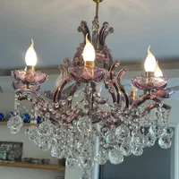 لوستر کریستال بنفش