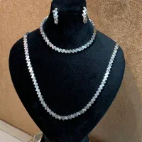 سرویس طلای سفید در حد نو|جواهرات|قم, سالاریه|دیوار