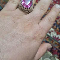 انگشتر دست ساز جباری نقره 65 گرمی یاقوت سرخ|جواهرات|سلماس, |دیوار