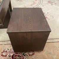 میز جلو‌ مبلی ام دی اف قهوه ای تیره با ۴ عسلی|مبلمان خانگی و میز عسلی|تهران, مدائن|دیوار