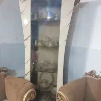 دو دست مبل تمیز و سالم همراه میز و بوفه|مبلمان خانگی و میز عسلی|سراب, |دیوار