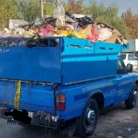 حمل نخاله مصالح ساختمانی با نیسان