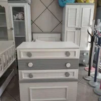 سرویس خواب نوزاد شیک و جدید (نی‌نی چوب)