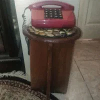 میز تلفنی چوبی کلاسیک