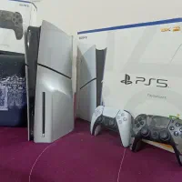 ps5 اسلیم دیسک خور دو دسته اصلی فول گیم