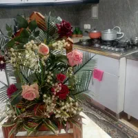 گل قشنگ|گل مصنوعی|قم, آزادگان|دیوار