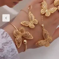 ست جذاب پروانه رنگ ثابت