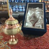 پک شکلاتخوری مس خاتم کاری