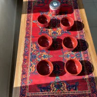 سرویس هفت پارچه ایرانی|ظروف سرو و پذیرایی|آمل, |دیوار