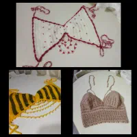 نیم تنه و کلاه بافتنی