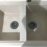 سینگ ظرفشویی سنگی،همراه باام دی اف به طول ۲.۴۰ متر