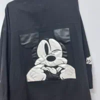 مانتو میکی موز مشکی