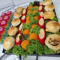 فینگرفود دسر ژله سالاد کیک حلوا