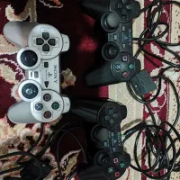 دسته ps2 پلی استیشن ۲ دو کابل تصویر پلی استیشن دو